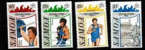 SAMOA SG882/5 1992 OLYMPIC GAMES  MNH