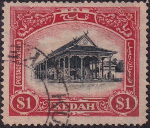Malaya - Kedah 1921-1926 SC 42 Used 
