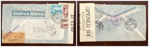 O)  1942 PERU, AYACUCHO, CENSORSHIP, TORIBIO  DE LUZURIAGA, WORKER´S HOUSES LIM