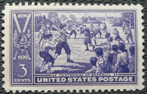 US #855 *MHR* Single Baseball SCV $1.75