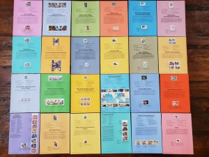 US 1993 USPS First Day Issue Souvenir Stamp Pages Lot of 35 (93-01 to 93-35) 