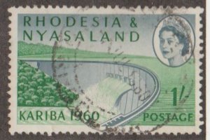 Rhodesia & Nyasaland Scott #174 Stamp - Used Single