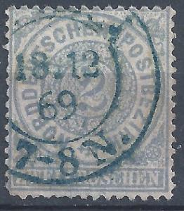 North German Confederation - SC# 17 - Used - SCV$2.00