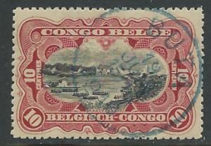 Belgian Congo # 46 River Scene  (1)  VF Used CTO