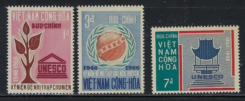 South Vietnam 298-300 MNH 1966 set (ap9894)