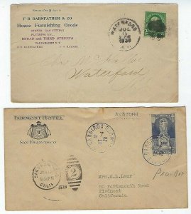 4 OLD ADVERTISEMENT COVERS 1 WITH CONTENTS VARIOUS DATES - Q164