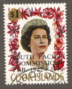 Cook Islands Scott 315 Unused HROG - 1972 South Pacific Commission - SCV $0.80