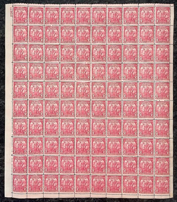 MALACK 717 2c Arbor Day, Sheet, F-VF OG NH, vivid color! k2235