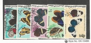 Belize, Postage Stamp, #351, 354-55, 357-58 Used, 1974-78 Butterflies