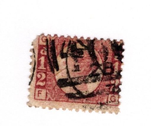 Great Britain #58 Faults - Used - CAT VALUE $22.00 