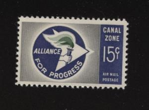 Canal Zone Sc # C35  15c All. for Progress  MNH   SCV $1.50