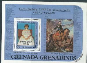 Grenada -Grenadines #498 Souvenir Sheet   (MNH) CV $5.25