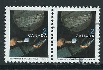 Canada  SG 1888 set tenant pair  Very Fine  Used