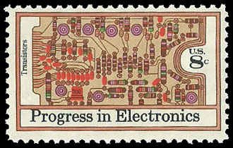 PCBstamps   US #1501 8c Electronics - Transistors, MNH, (2)
