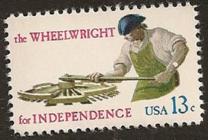 US 1719 Skilled Hands Wheelwright 13c single (1 stamp) MNH 1977