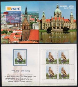 Latvia 2011 Birds Sea Eagle Booklet Mi.817 Booklet MNH