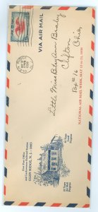 US C38 1938 Glen Ridge, NJ addressed National air week (NAMW) cover with a May 19, 1938 cancel