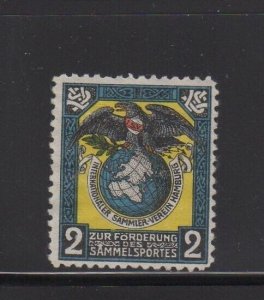 German Charity Stamp - Hamburg International Collector Association