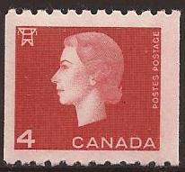 Canada - Scott# (010 - MNH single) 408 (1963) VF Queen El...
