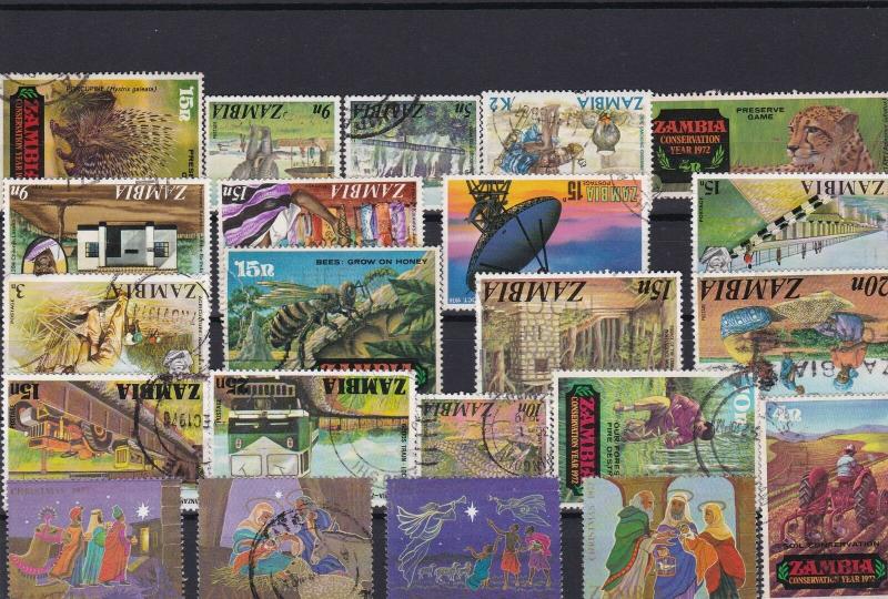 zambia stamps   ref r12554