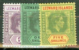 IA: Leeward Islands 103-114, 105a, 109a, 111a, 115a, 120-5 mint CV $186