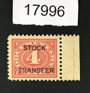 MOMEN: US STAMPS # RD3 MINT OG NH LOT #17996