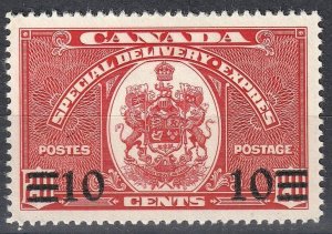 Canada Special Delivery #E9 Mint Hinged, VF  (~1682)