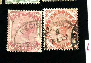 GREAT BRITAIN #80-1 USED FVF HR Cat $150