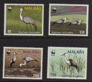 Malawi 1987 Sc 494-497 WWF set MNH