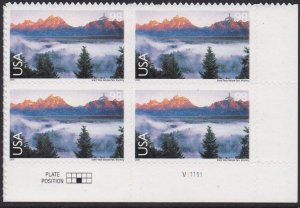 C147 Grand Teton National Park Plate Block MNH