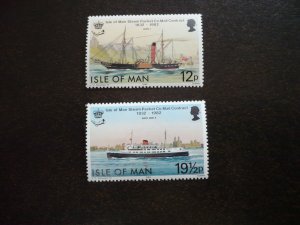 Stamps - Isle of Man - Scott# 219-220 - Mint Never Hinged Set of 2 Stamps