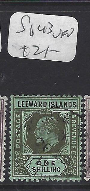 LEEWARD ISLANDS (P1610B)  KE  1/-   SG 43   VFU