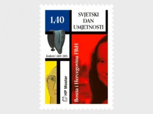 Bosnia / Bosnië - Postfris/MNH - World Art Day 2025