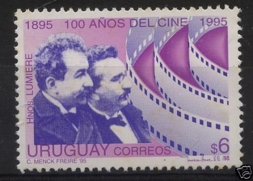 Cinema movie film centenary art Lumiere brothers URUGUAY Sc#1598 MNH STAMP cv$4 
