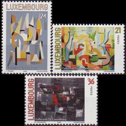 LUXEMBOURG 2000 - Scott# 1037-9 Paintings Set of 3 NH
