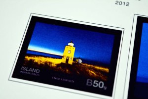 COLOR PRINTED ICELAND 2011-2016 STAMP ALBUM PAGES (29 illustrated pages)