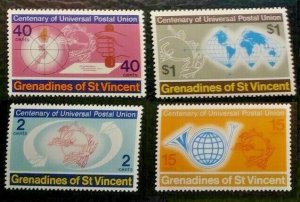 1974 Grenadines and St Vincent 24-27 100 years of UPU