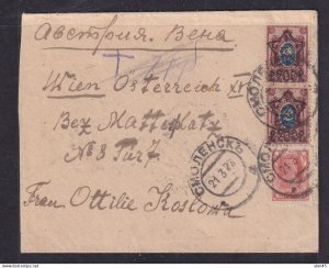 Russia/RSFSR 1923 Cover Smolensk to Wien Austria Rich frankage 15508