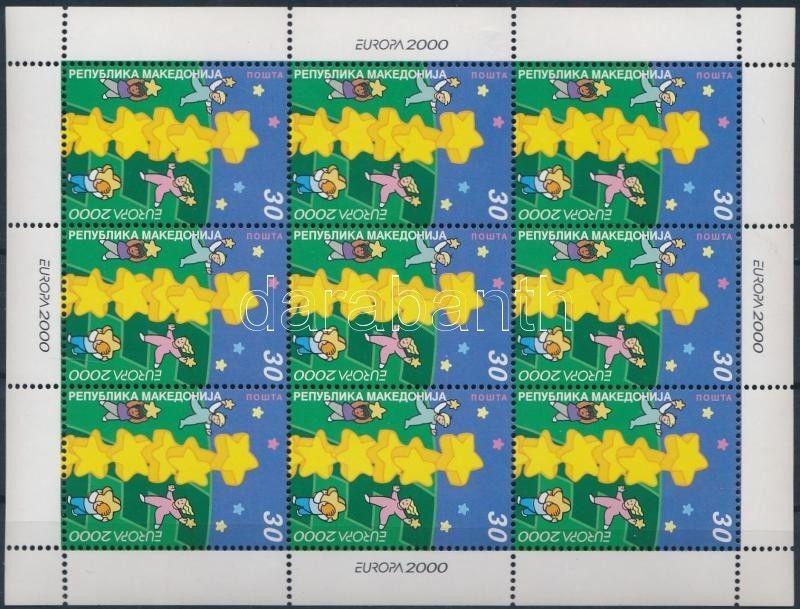 Makedonien stamp Europa CEPT minisheet MNH 2000 Mi 196 WS175262