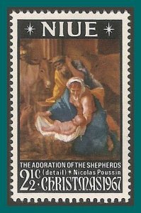 Niue 1967 Christmas, MNH #120,SG139