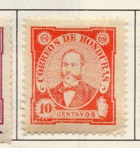 Honduras 1896 Early Issue Fine Mint Hinged 10c. 175732