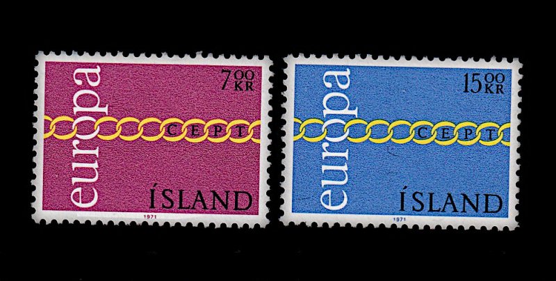 ICELAND 429-430 MNH