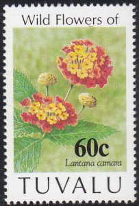 Tuvalu 1993 MNH Sc #627 60c Lantana camara - Wild Flowers