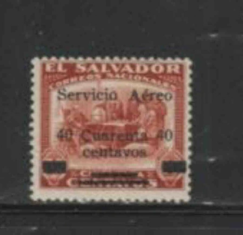 SALVADOR. EL #C5 1929 40c ON 50c SURCHARGED MINT VF NH O.G