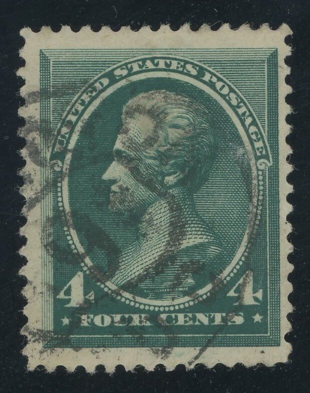 USA 211 - 4 cent blue green - F/VF Used