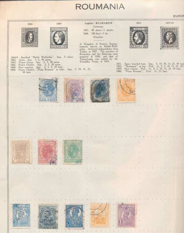 Russia Ukraine Turkey Romania Latvia Early/Mid M&U on Pages(200+ items) BL852