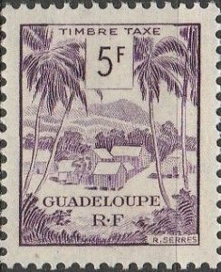 Guadeloupe , #J45 Unused , From 1947