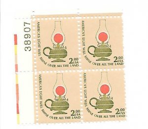 Scott US # 1611, MNH plate block of 4