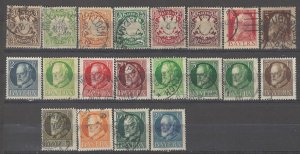 COLLECTION LOT # 5062 BAVARIA 20 STAMPS 1888+ CV+$26