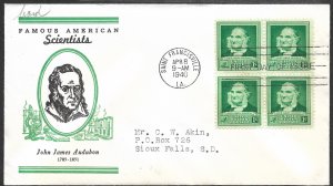 Doyle's_Stamps: Complete Akins Famous Americans Linnprint Cache FDC Set